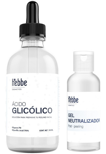 Ácido Glicólico Cosmético 70% Líquido 100 Ml (rinde 1 L)