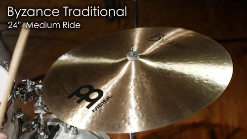 Meinl B24mr Platillo Medium Ride 24 Pulgadas Byzance B20
