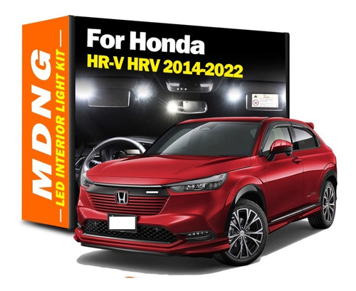 Kit Lampadas Led Canbus Para Honda Hrv 2014 A 2023 - Branca