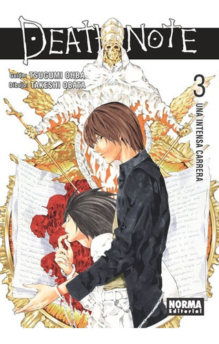 Libro Death Note Vol 3 [ Español ] Norma Editorial - Manga