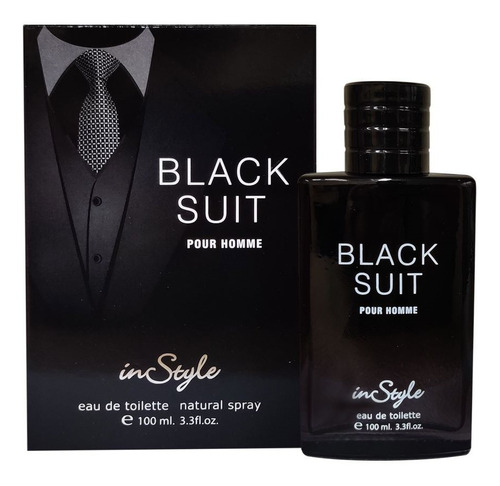 Perfume P Hombre 100ml In Style Black Suit Eau De Toilette