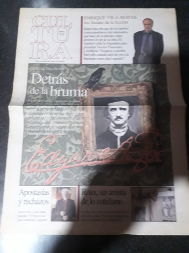 Clipping Diario Perfil Cultura 14 5 2006 Edgar Allan Poe 
