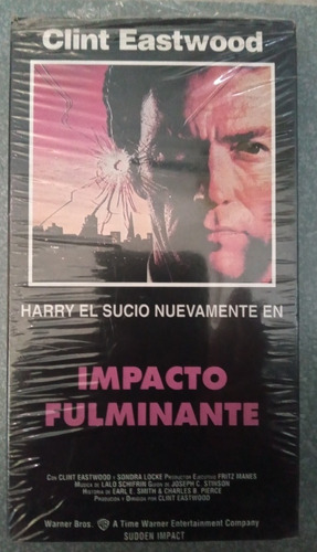 Impacto Fulminante Clint Eastwood Película Original Vhs/sub