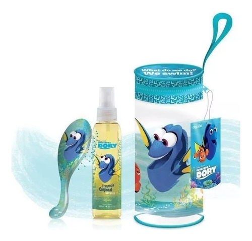 Set Body Splash 125ml + Peine Bolsito Dory Disney Para Niños