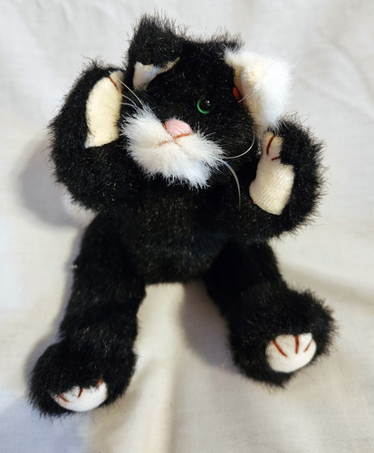 Peluche Gato - Ty, Inc (brazos Y Piernas Articuladas) Negro (Usado)