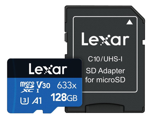 Lexar Memoria Microsdhc / Microsdxc Uhs-1 128 Gb Serie 633x