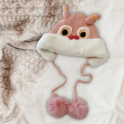 Gorro De Danza Del León Chino, Gorro Cálido De Invierno,