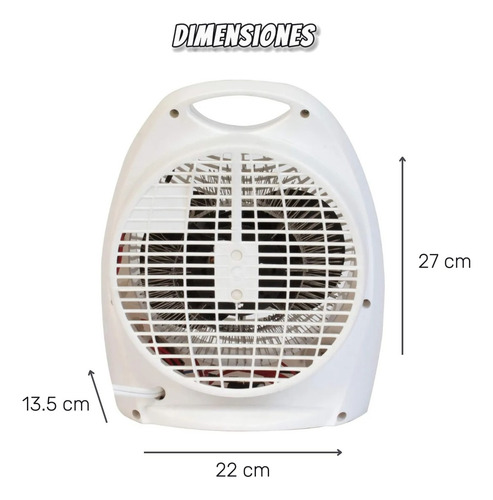 Caloventilador Portátil 2000w 2 Niveles Calor + Aire Frio