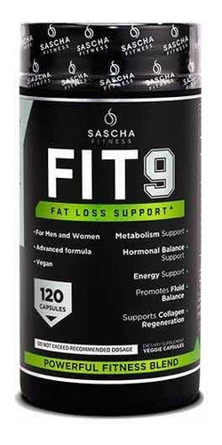 Fit 9 Sascha Fitness Fit9 120 Capsulas