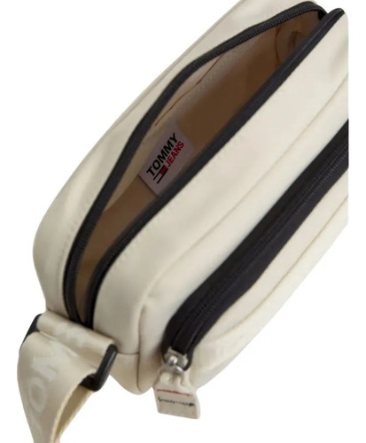Bolsa Tommy Hilfiger Essentials Crossover Beige Mujer Aw0aw1 Beige Lisa Beige