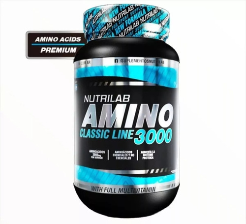 Recuperador Amino 3000 Nutrilab X120 Comprimidos Aminoacidos