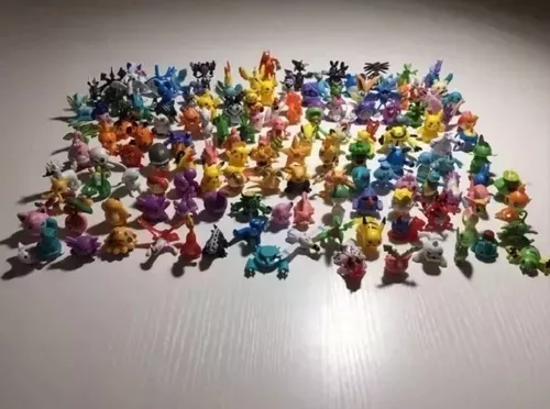 Kit 24 Miniaturas Pokémon Brinquedo Sortidos 3,5cm No Brasil