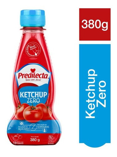 Ketchup Zero 380g Predilecta