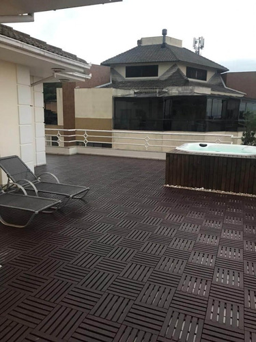 Deck Reciclado Ecológico Para Jardim Piscina Decoração