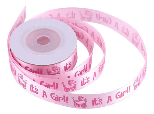 10 Yards/rollo Is A Girl Baby Shower Fiesta De Bautizo