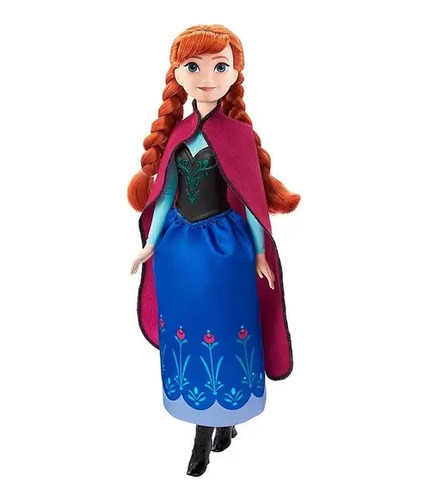 Boneca Princesa Anna Saia Cintilante Frozen Disney Original