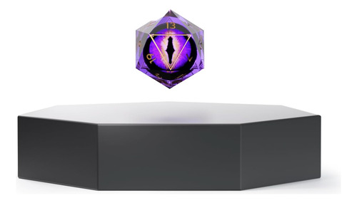 Ascendice - Dado Flotante Para D&d (ojo De -gra Mate)