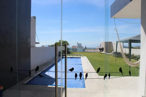 Casa Moderna Con Alberca Y Jardín, En Fraccionamiento Con Seguridad