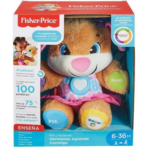 Perrita Hermanita Aprende Abc Perrito Fisher Price Español