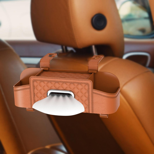 Caja De Almacenamiento Del Respaldo Del Asiento Amarillo
