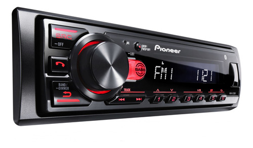 Pioneer Mvh-s235bt 1din Bluetooth 50wx4 Color Negro