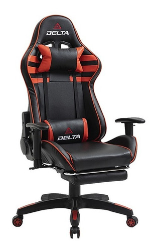 Sillas Gamer Reclinable Angulo 180 Delta Zx Color Red
