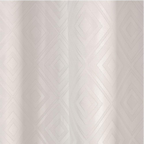 Cortina Em Jacquard Bahamas 4,00 X 2,70 Varão - Cinza Claro