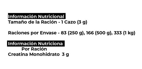 Imagen 2 de 4 de Creatina Monohidratada Myprotein 250gr+regalo Tienda Fisica