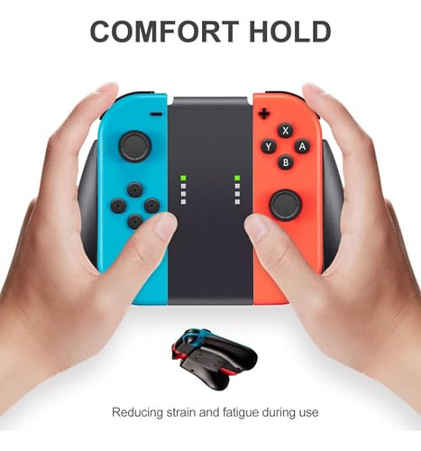 Pack De Agarre Para Joycon Switch - Strap Y Soporte