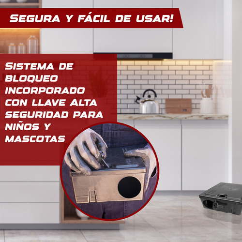 Mpq Trampa Roedor Ratones-raton 5 Pzas Apilable Reutilizable