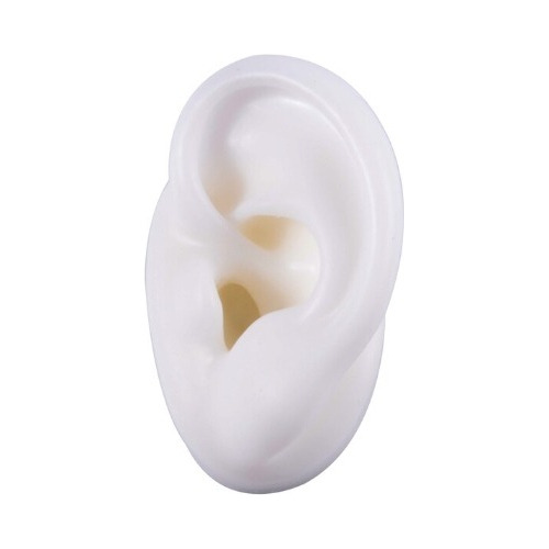 Modelo Oreja De Silicona  Color Blanco 