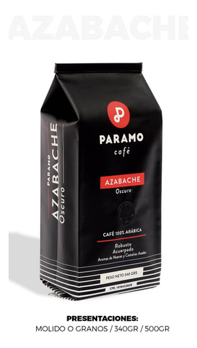 Café Páramo Azabache 500g (en Grano O Molido)