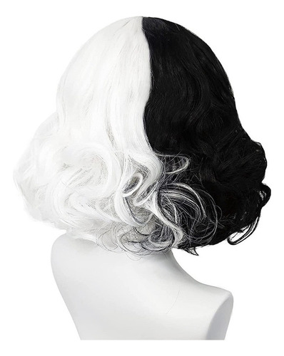 A. Peluca Peruca De Cosplay Cruella Devil Same Realistic +