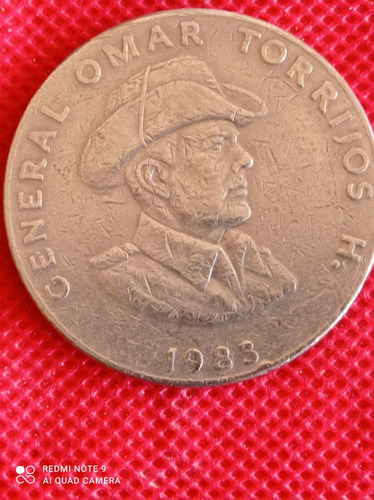 Moneda De Omar Torrijos Panamá 