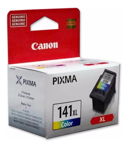 Cartucho Tinta Canon 141xl Color Cl-141xl Original Mg2110