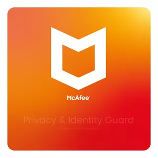 Mcafee privacy & Identity Guard 1 Usuario 1 Ano Assinatura