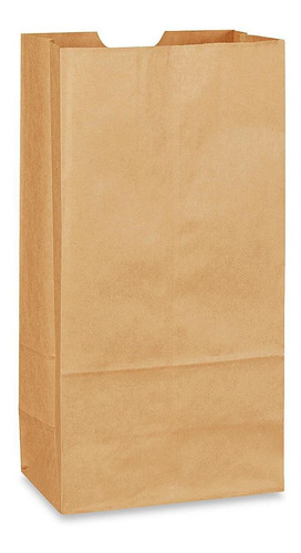 Bolsas Recicladas - 18x11x35cm, #12, Kraft - 1,000/paq