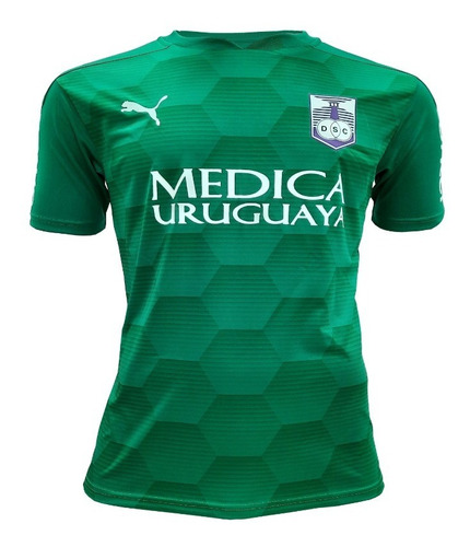 Defensor Sporting Camiseta De Golero Verde Puma Oficial Niño