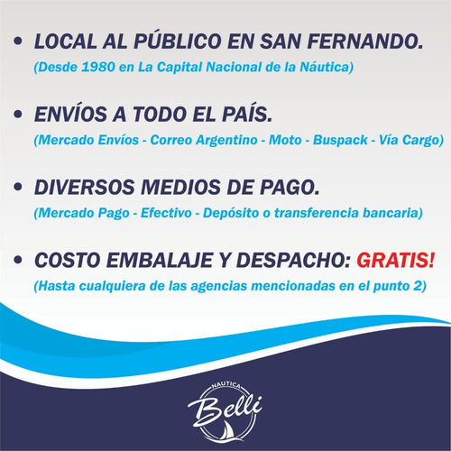 Imagen 5 de 6 de Kit Elementos De Seguridad Naval Reglamentario Pna - Nautica