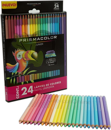 Prismacolor Junior 24 Lápices De Color En Tonos Pastel