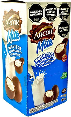 Huevo Mini Arcor Milk Promo! Pack 60u +barata La Golosineria