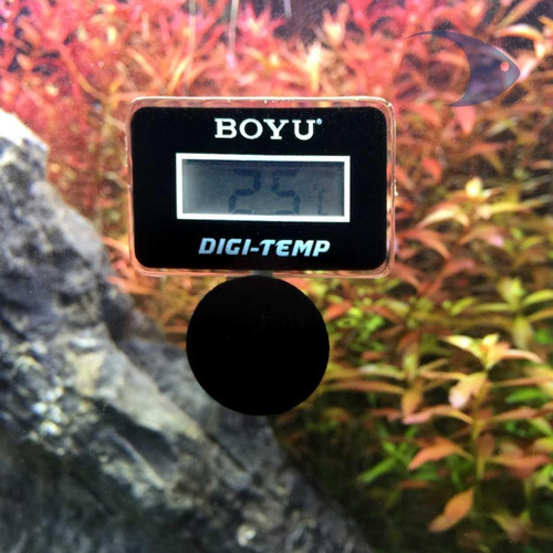 Imagen 6 de 9 de Termómetro Digital Boyu Lcd Sumergible Pecera Acuario