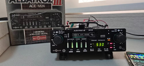 Radio Toca Fitas Motoradio Albatroz Na Caixa Nunca Usado (Usado)