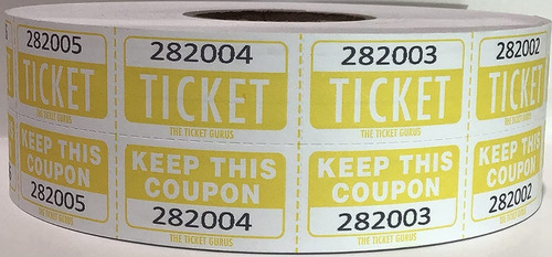 Tickets Fácil Lectura Para Sorteos Rollos De 2000 Boletos