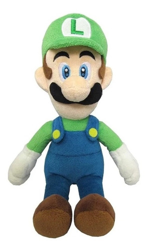 Peluche Mario Bross Luigi Del Fuego Original Coleccionable