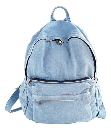 Yunzh Mochila De Mezclilla Mochilas De Jeans De Estilo Casua