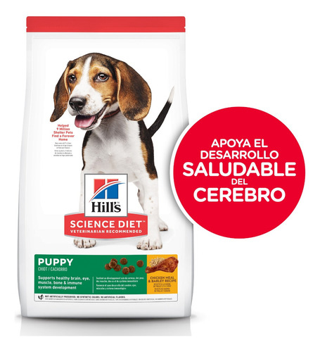 Alimento Hill's Science Diet Comida Para Perro Hill's Science Diet Puppy para perro cachorro de raza mini, pequeña y mediana sabor pollo y cebolla en bolsa de 2kg