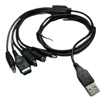 Comprar Cable Cargador 5 En 1 Usb Para Consolas Nintendo Y Ps1-2-3