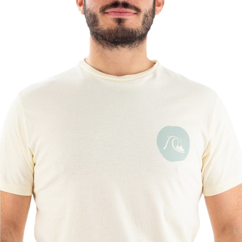 Remera Manga Corta Quiksilver Be Still Natural Original