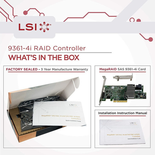 Lsi Logic Lsi Lsi00415 Megaraid Sas 9361 - 4i 4 Puertos Sas